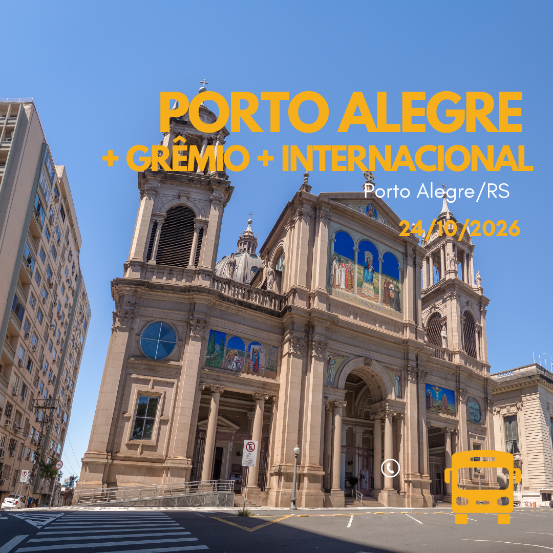 Tour Porto Alegre com visita a estádios do Grêmio e Internacional